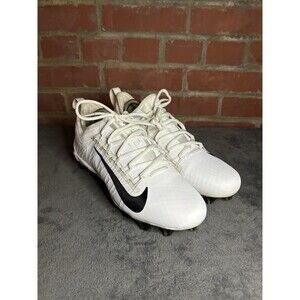 Nike Alpha Huarache 7 Pro LAX White/Black CJ0265-100 Size 8.5 Used